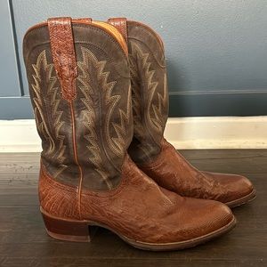 Tecovas "The Weston" smooth ostrich boots - 10